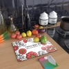 Decovetro Cam Kesme Tahtası Domates Desenli 20x30 Cm