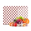 Decovetro Cam Kesme Tahtası Kırmızı Yıldız Desenli 20x30 Cm