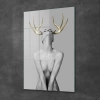 Decovetro Cam Tablo Black White Abstract Woman 70x100 cm