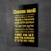 Decovetro Cam Tablo Bucket List 50x70 cm
