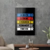 Decovetro Cam Tablo Game Yazılı 50x70 cm