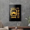 Decovetro Cam Tablo Gamer Life 50x70 cm
