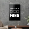 Decovetro Cam Tablo Gamer Lot Of Fans 30x40 cm
