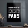 Decovetro Cam Tablo Gamer Lot Of Fans 50x70 cm
