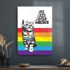 Decovetro Cam Tablo LGBT Cat 30x40 cm