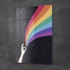 Decovetro Cam Tablo LGBT Rainbow 30x40 cm