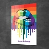Decovetro Cam Tablo Love is Love Retro 30x40 cm