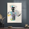 Decovetro Cam Tablo Modern Pop Art Funny 70x100 cm