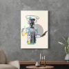 Decovetro Cam Tablo Modern Pop Art Funny 70x100 cm