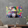 Decovetro Cam Tablo Pop Art Funny Monkey 70x100 cm
