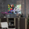 Decovetro Cam Tablo Pop Art Tiger 30x40 cm