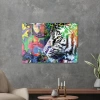 Decovetro Cam Tablo Pop Art Tiger 30x40 cm