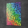 Decovetro Cam Tablo Renkli Kelebekler 30x40 cm