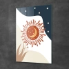 Decovetro Cam Tablo Shiny Sun And Moon 30x40 cm