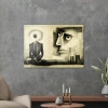 Decovetro Cam Tablo Soyut Geometrik Portre 70x100 cm