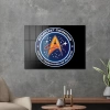 Decovetro Cam Tablo Star Trek Fleet Logo 50x70 cm