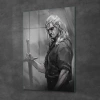 Decovetro Cam Tablo The Witcher Siyah Beyaz 50x70 cm