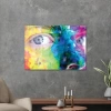 Decovetro Cam Tablo Colourful Woman Eye 50x70 cm