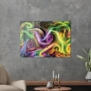 Decovetro Cam Tablo Neon Spiral Waves 50x70 cm