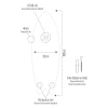Decovetro ST 4136 Dekoratif Cam Sörf Tahtası 33x100 Cm