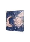 Decovetro Cam Kesme Tahtası ve Sunumluk Kare Mavi Horoscope Desenli 30x30 Cm