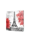 Decovetro Cam Kesme Tahtası ve Sunumluk Kare Paris Eyfel Desenli 30x30 Cm