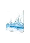 Decovetro Cam Kesme Tahtası ve Sunumluk Kare Splash Desenli 30x30 Cm