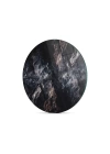 Decovetro Cam Kesme Tahtası Yuvarlak Doğal Taş Desenli 30x30 Cm
