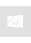 Decovetro Ocak Arkası Koruyucu Cam Beyaz Mermer Desenli 60x40cm