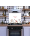 Decovetro Ocak Arkası Koruyucu Cooking Love Desenli 60x52cm