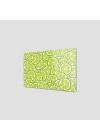 Decovetro Ocak Arkası Koruyucu Misket Limon Desenli 76x50cm