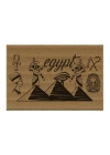 Decovetro Piramit Desenli Kapı Önü Halı Paspas 40 x 60 Cm