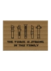 Decovetro Halı Paspas Star Wars Force is Strong Family-Desenli 40 x 60 Cm