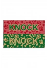 Decovetro Paspas Knock Knock Desenli Kapı Önü Paspası 40 x 60 cm