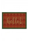 Decovetro Paspas Retro Hello Desenli Kapı Önü Paspası 40 x 60 cm