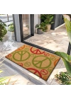 Decovetro Paspas Barış Sembolü Desenli Kapı Önü Paspası 40 x 60 cm