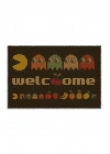 Decovetro Paspas Pac-Man Desenli Kapı Önü Paspası 40 x 60 cm