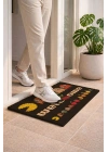 Decovetro Paspas Pac-Man Desenli Kapı Önü Paspası 40 x 60 cm