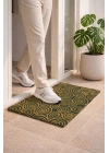 Decovetro Paspas Soyut Sarmal Desenli Kapı Önü Paspası 40 x 60 cm