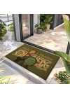 Decovetro Paspas Green One Piece Desenli Kapı Önü Paspası 40 x 60 cm
