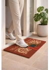 Decovetro Paspas Red One Piece Desenli Kapı Önü Paspası 40 x 60 cm