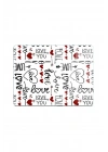 Decovetro Cam Kesme Tahtası ve Sunumluk Love Serisi Yazı Desenli 20 x 30 cm