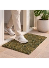Decovetro Paspas Soyut Sarmal Desenli Kapı Önü Paspası 40 x 60 cm