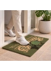 Decovetro Paspas Green One Piece Desenli Kapı Önü Paspası 40 x 60 cm