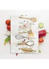 Decovetro Cam Kesme Tahtası ve Sunumluk Kitchenware Desenli 30 x 40 cm