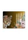 Decovetro Cam Kesme Tahtası ve Sunumluk Tropik Leopar Desenli 40 x 30 cm