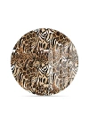 Decovetro Cam Kesme Tahtası ve Sunumluk Yuvarlak Leopar Desenli 30 x 30 cm