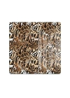 Decovetro Cam Kesme Tahtası ve Sunumluk Kare Leopar Desenli 30 x 30 cm