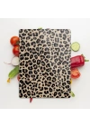 Decovetro Cam Kesme Tahtası ve Sunumluk Leopar Desenli 20 x 30 cm