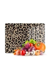 Decovetro Cam Kesme Tahtası ve Sunumluk Leopar Desenli 40 x 30 cm
